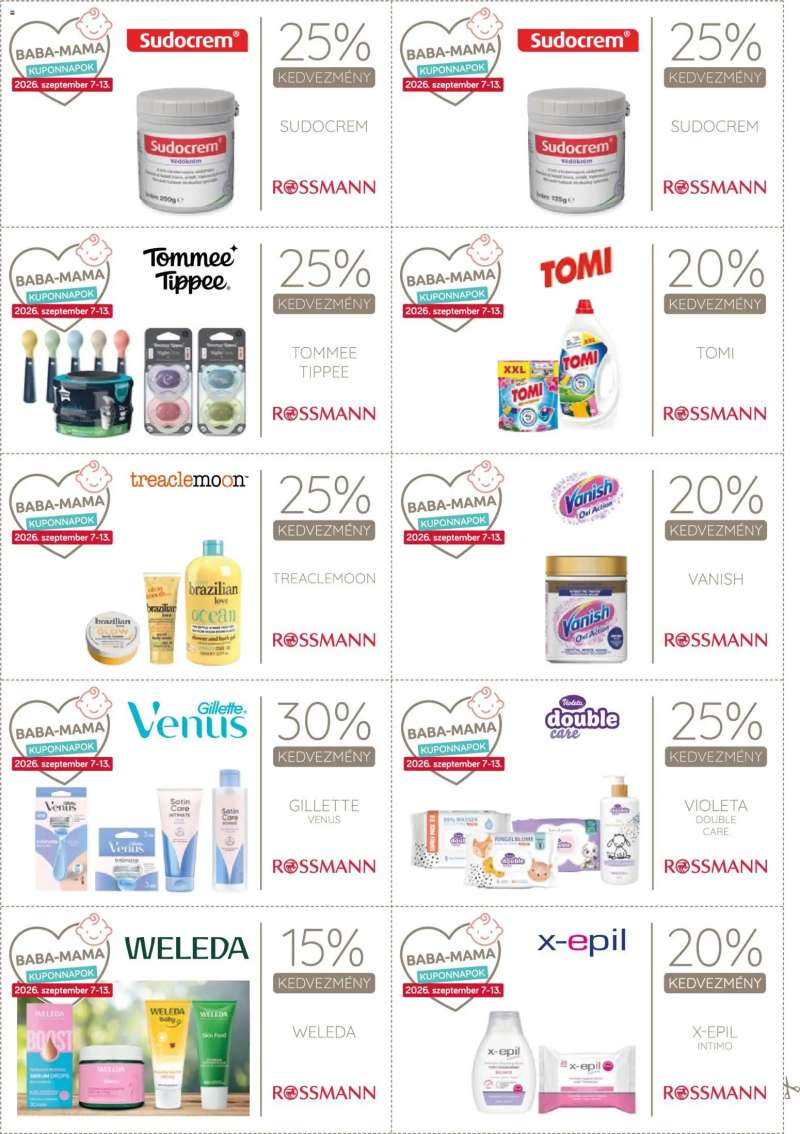 Rossmann Rossmann Kupon Napok 36 oldal