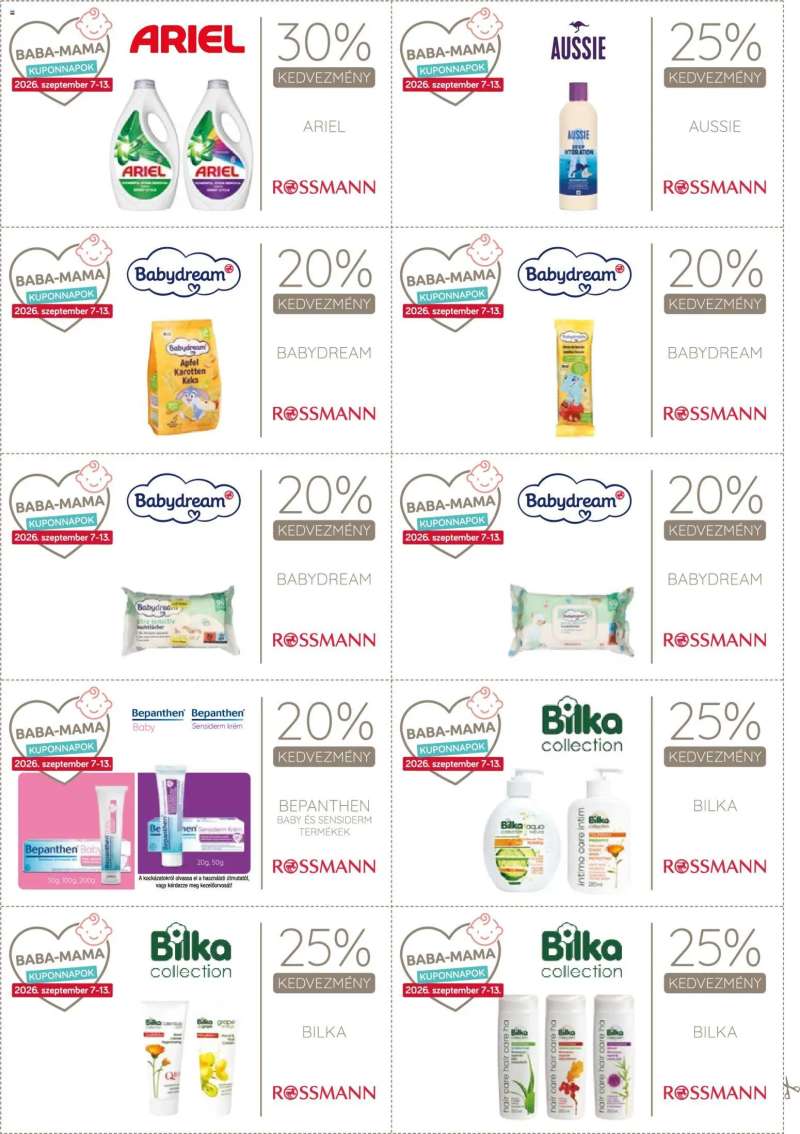 Rossmann Rossmann Kupon Napok 8 oldal