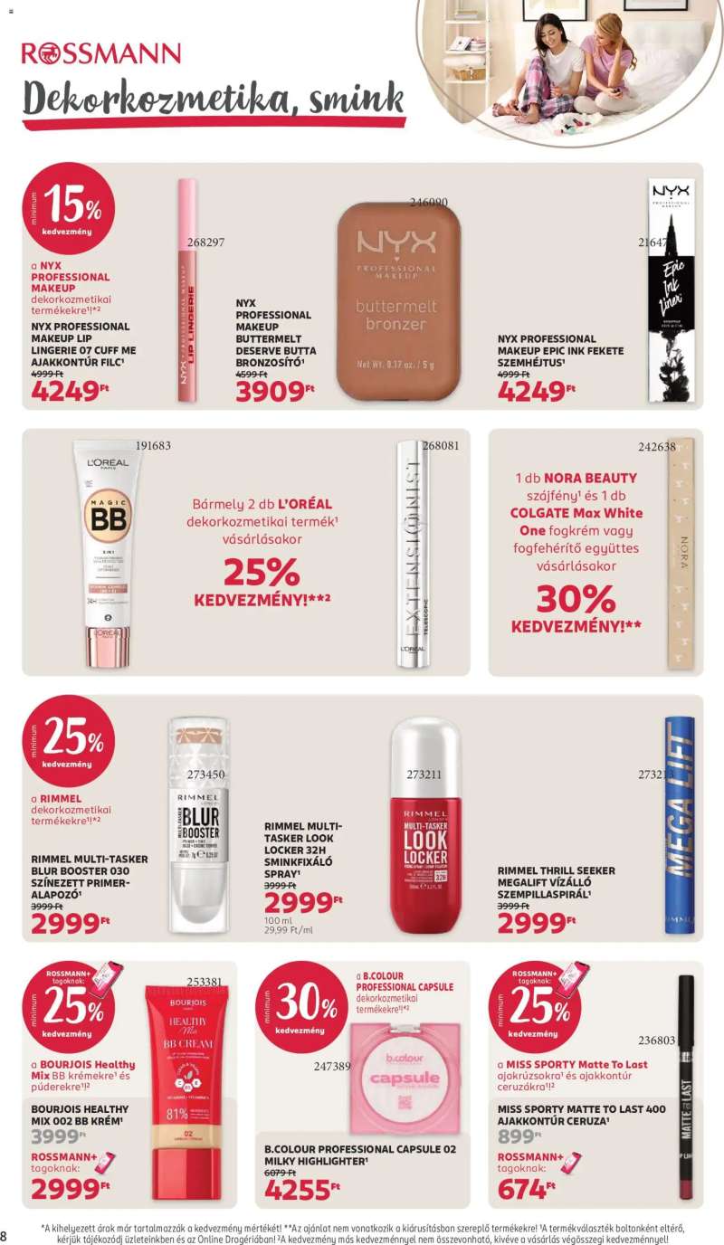Rossmann Rossmann akciós újság 10 oldal