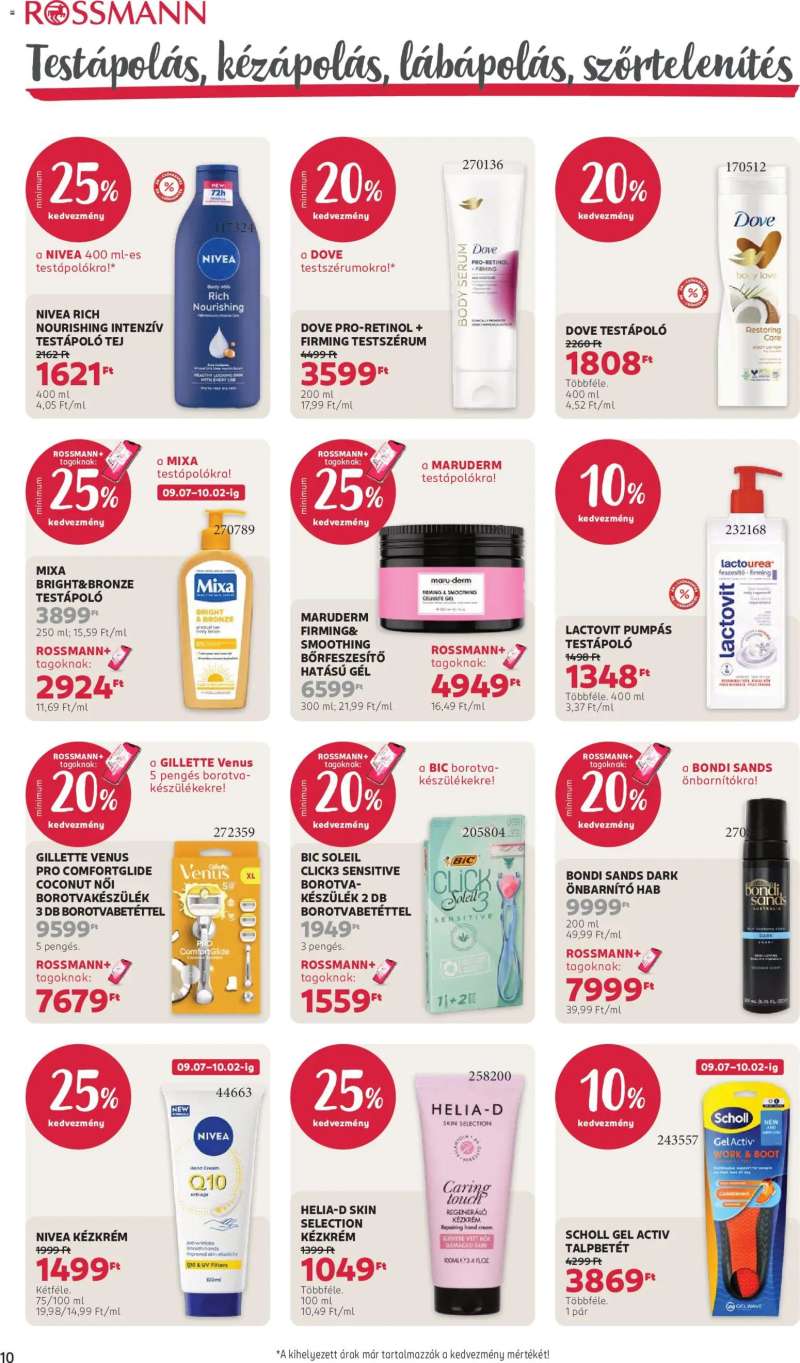Rossmann Rossmann akciós újság 12 oldal
