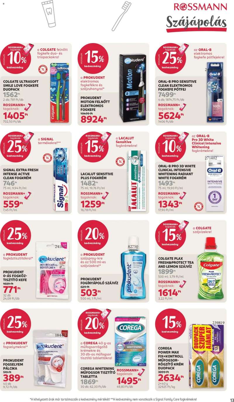 Rossmann Rossmann akciós újság 15 oldal
