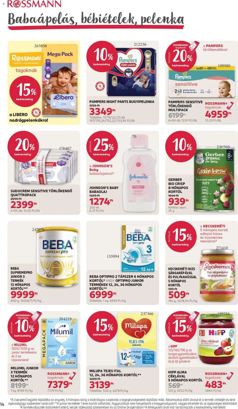 Rossmann Rossmann akciós újság 16 oldal