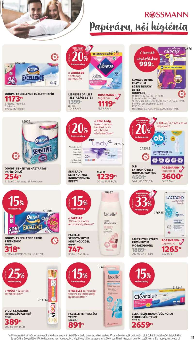 Rossmann Rossmann akciós újság 17 oldal