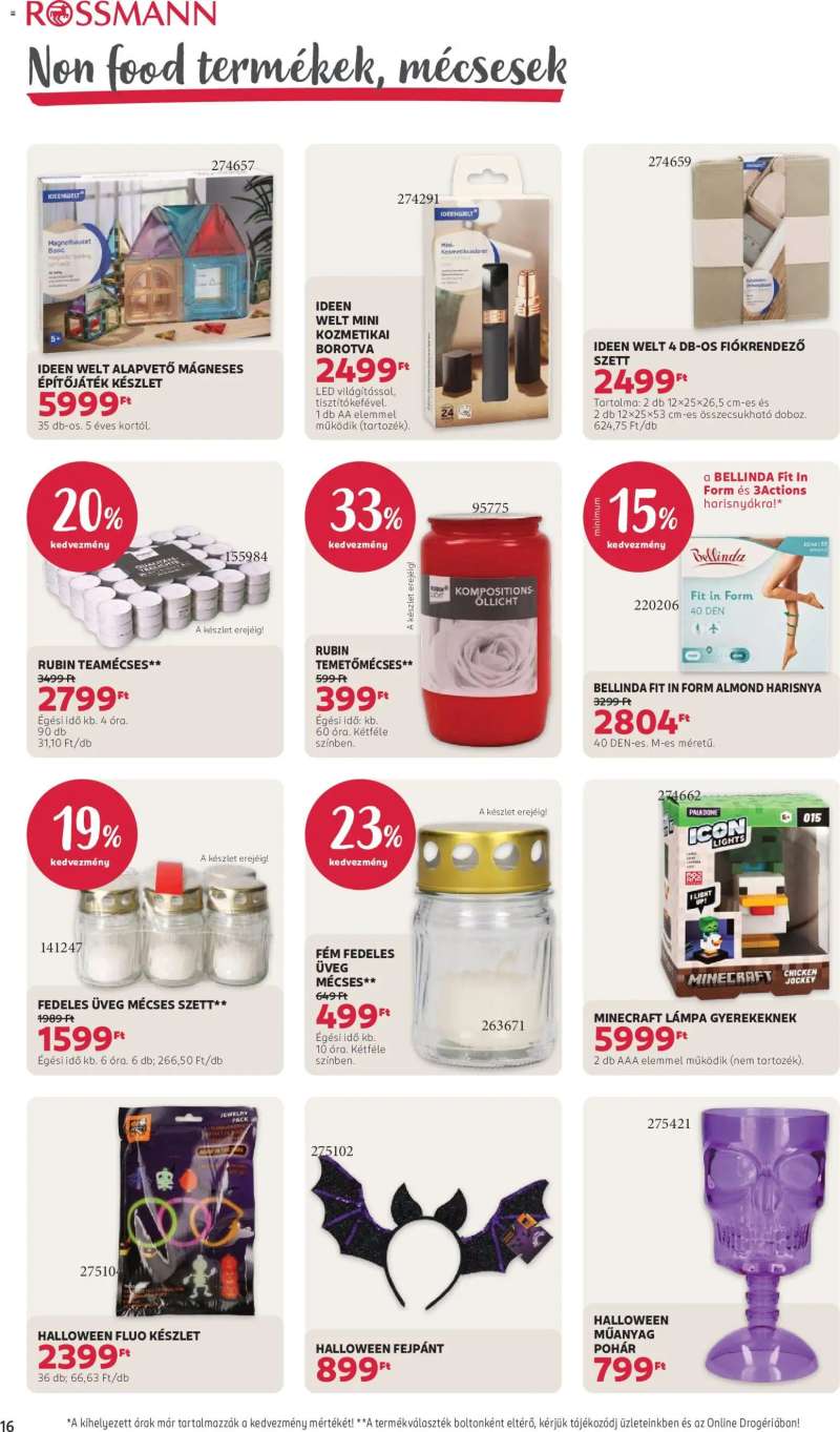 Rossmann Rossmann akciós újság 18 oldal
