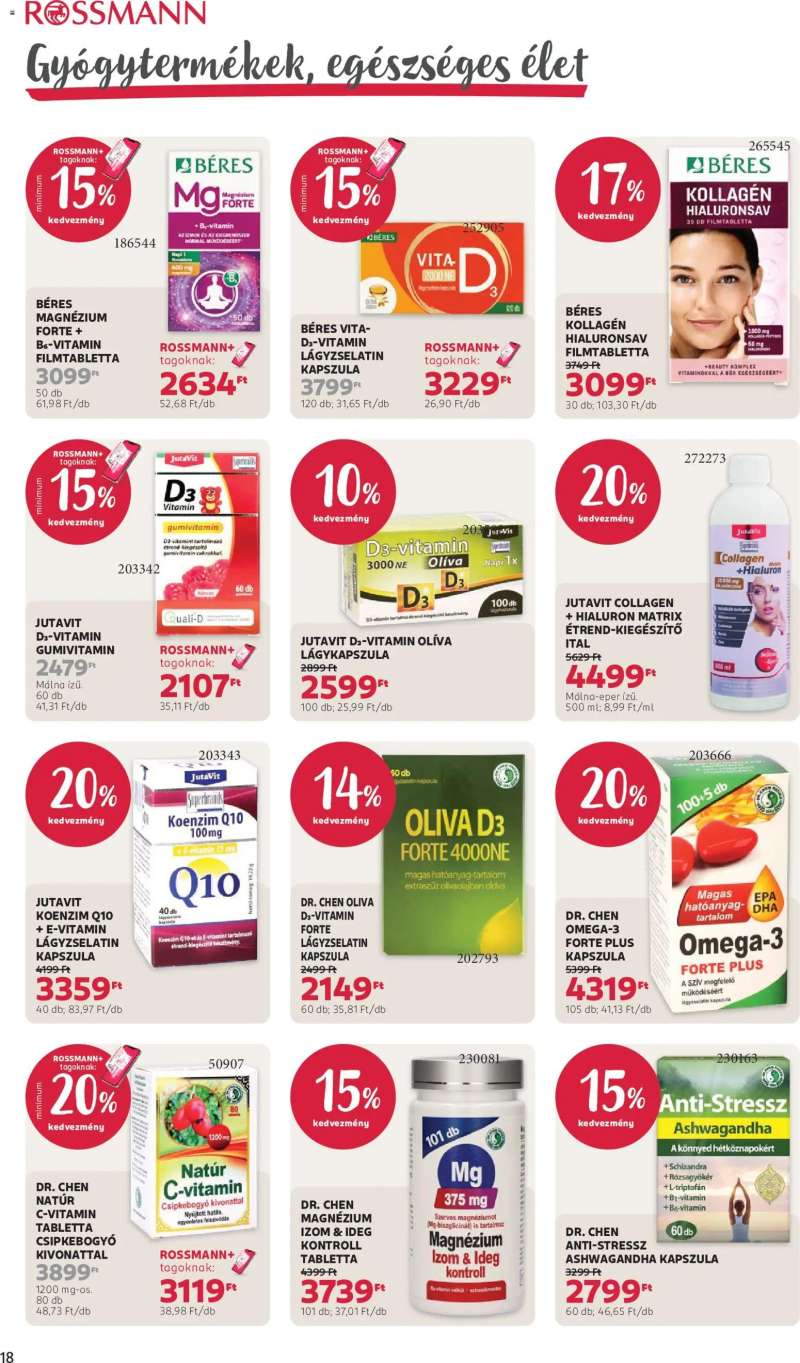 Rossmann Rossmann akciós újság 22 oldal