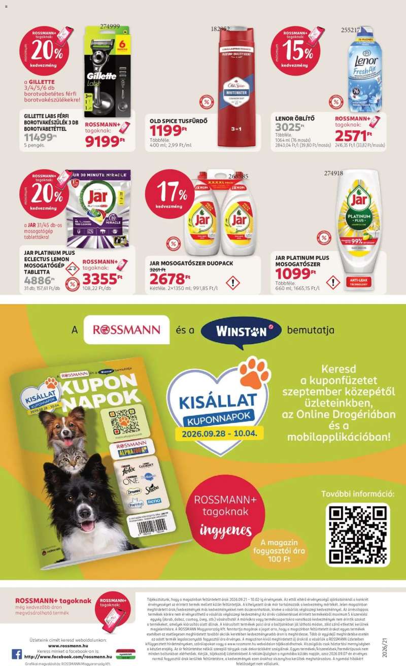Rossmann Rossmann akciós újság 24 oldal