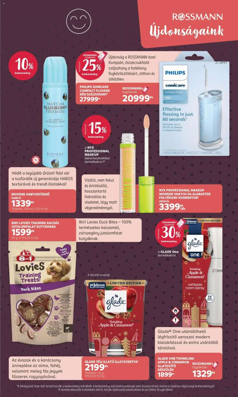 Rossmann Rossmann akciós újság 7 oldal