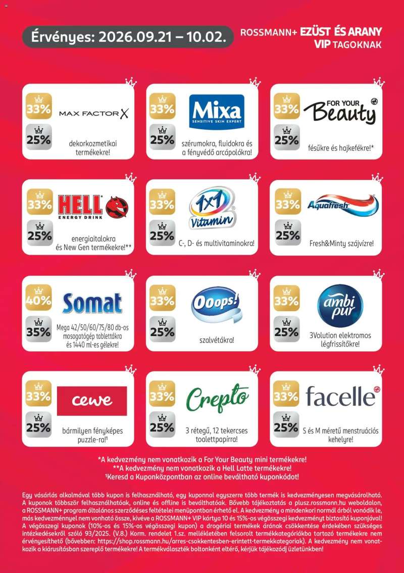 Rossmann Rossmann Szórólap 3 oldal