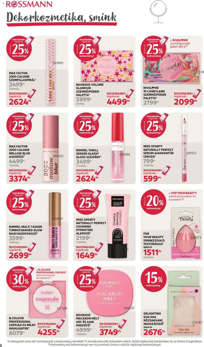 Rossmann Rossmann akciós újság 10 oldal