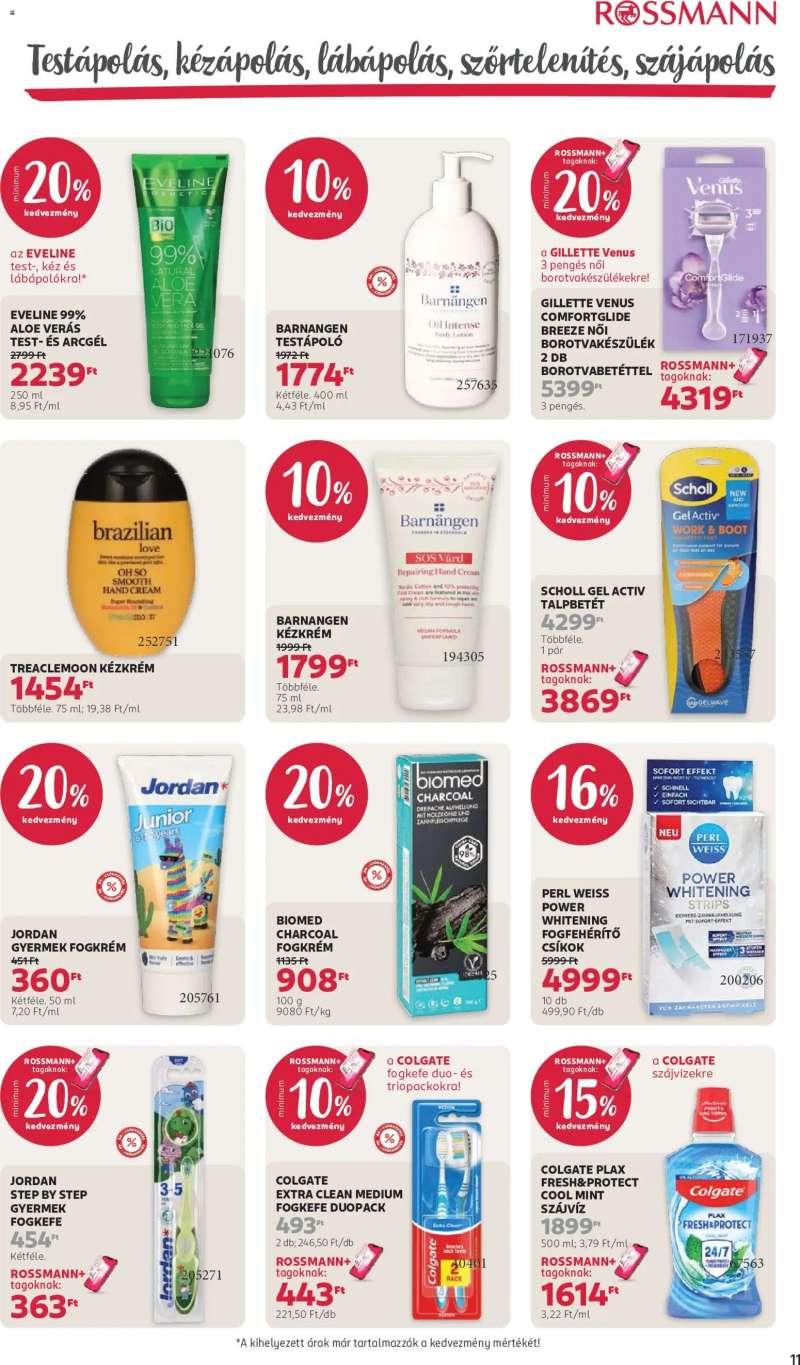 Rossmann Rossmann akciós újság 13 oldal