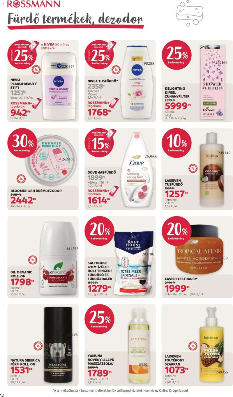Rossmann Rossmann akciós újság 14 oldal