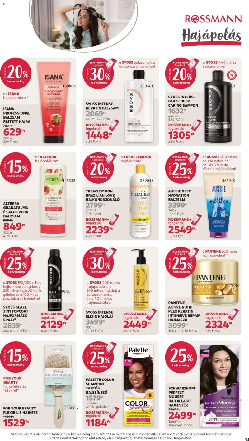 Rossmann Rossmann akciós újság 15 oldal