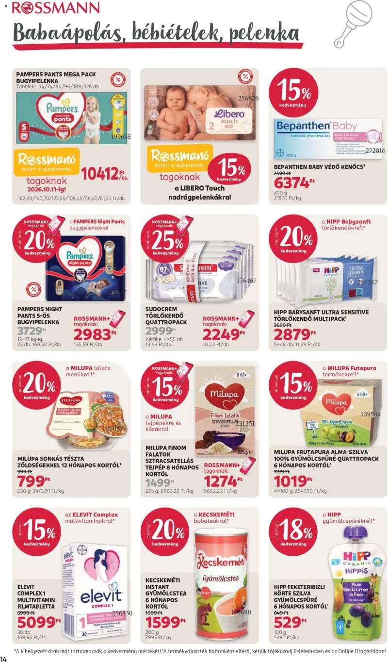 Rossmann Rossmann akciós újság 16 oldal