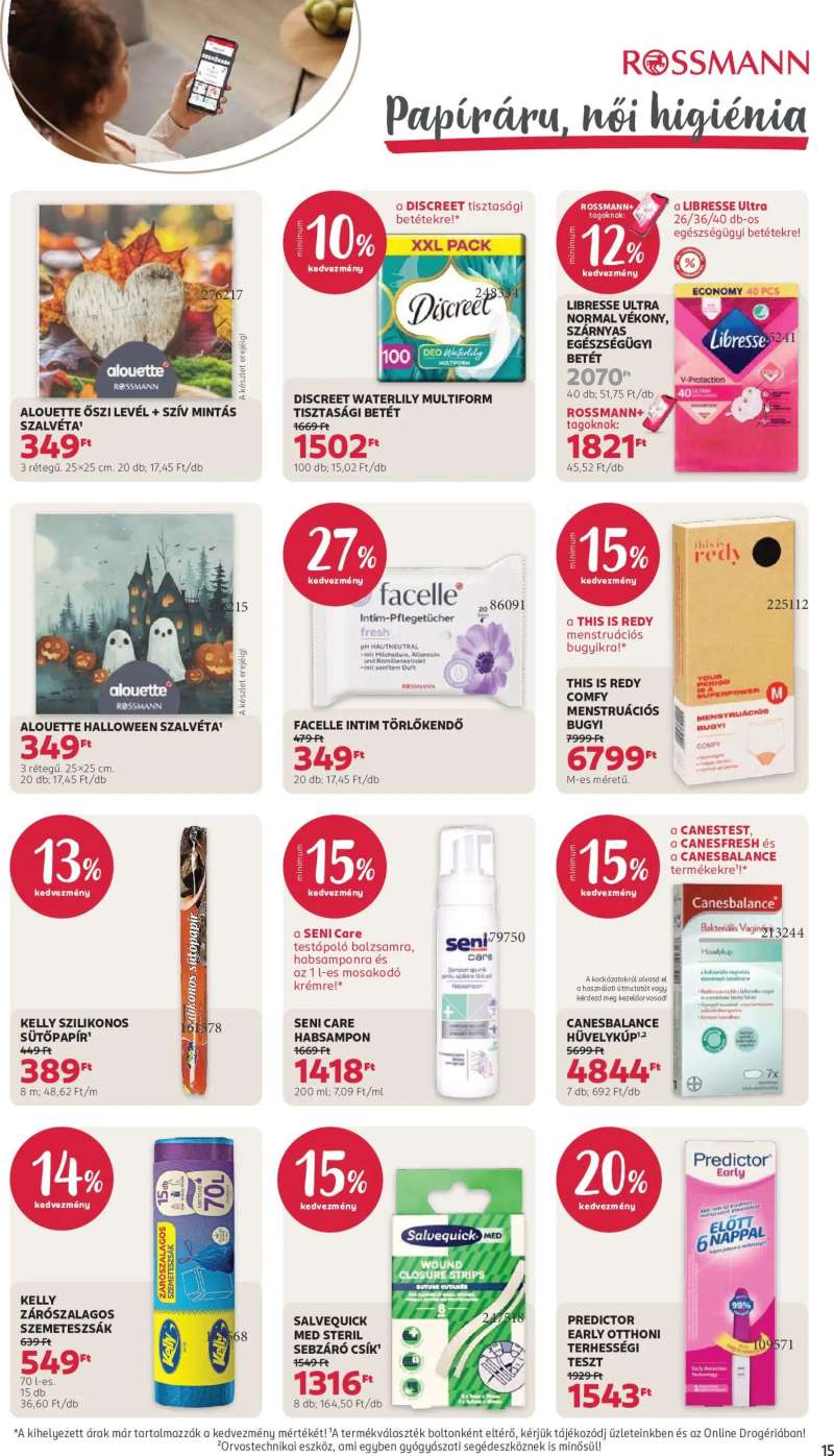 Rossmann Rossmann akciós újság 17 oldal