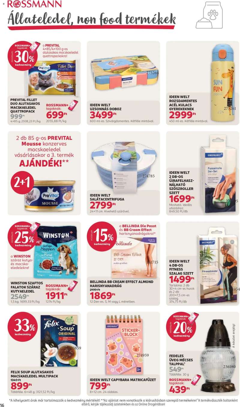 Rossmann Rossmann akciós újság 18 oldal