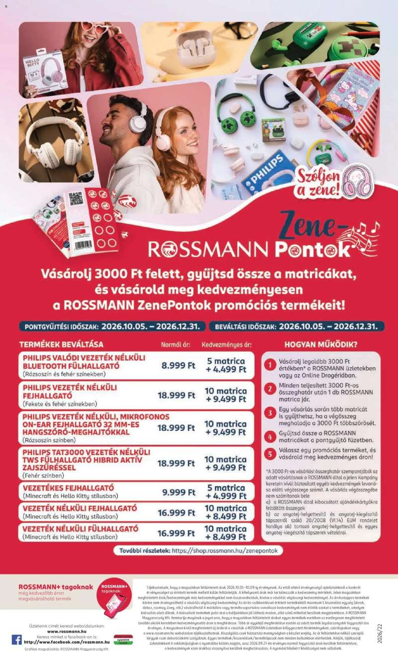 Rossmann Rossmann akciós újság 24 oldal