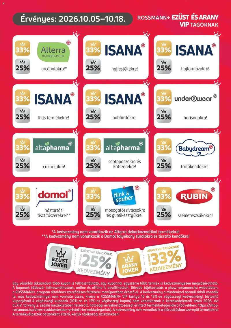 Rossmann Rossmann Szórólap 3 oldal