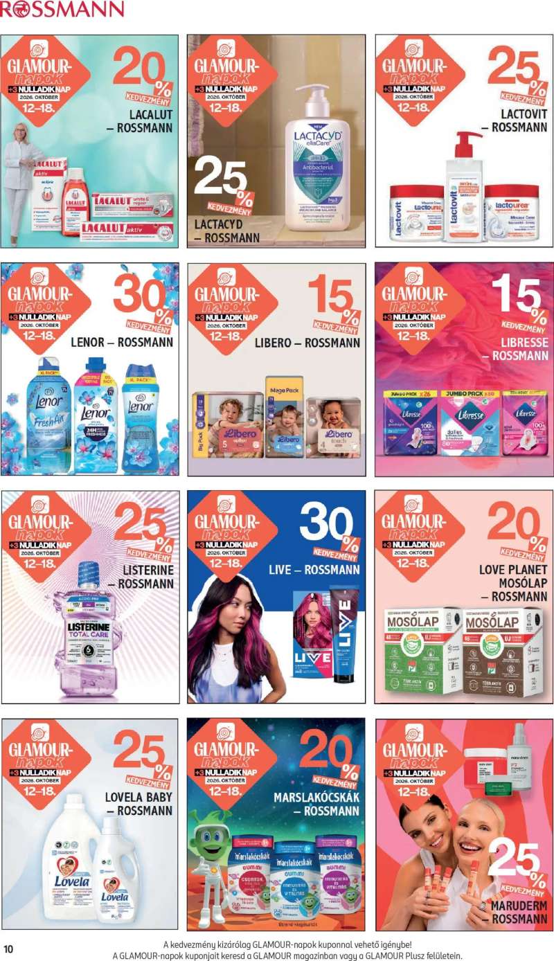 Rossmann Rossmann akciós újság 10 oldal