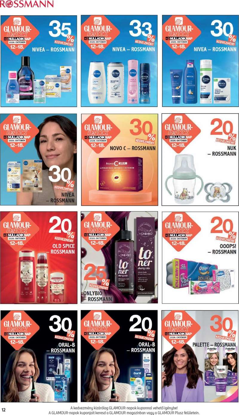 Rossmann Rossmann akciós újság 12 oldal