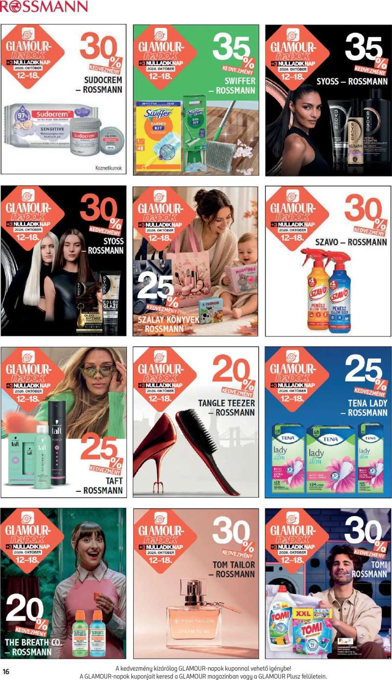 Rossmann Rossmann akciós újság 16 oldal