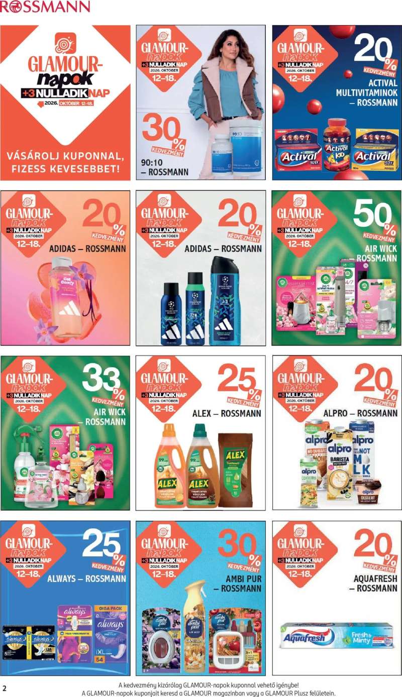 Rossmann Rossmann akciós újság 2 oldal