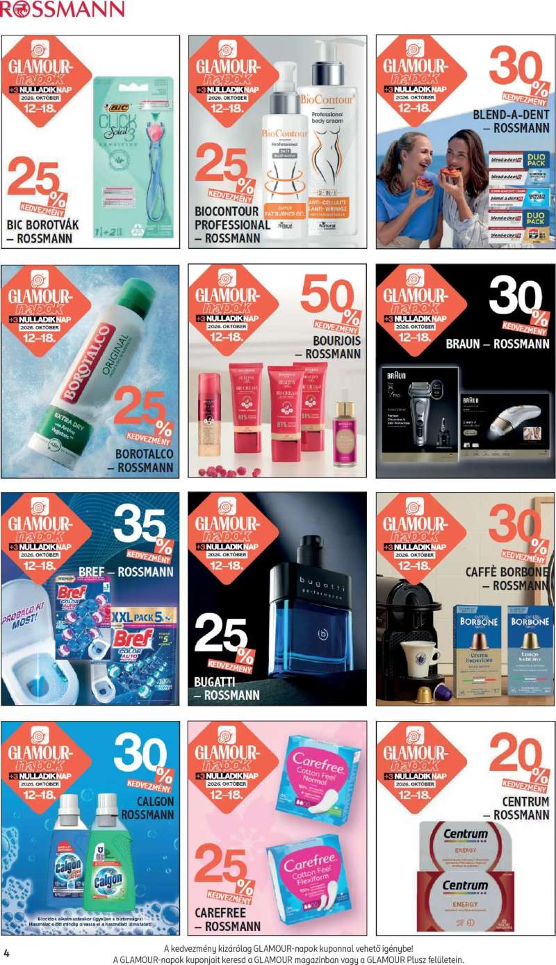 Rossmann Rossmann akciós újság 4 oldal