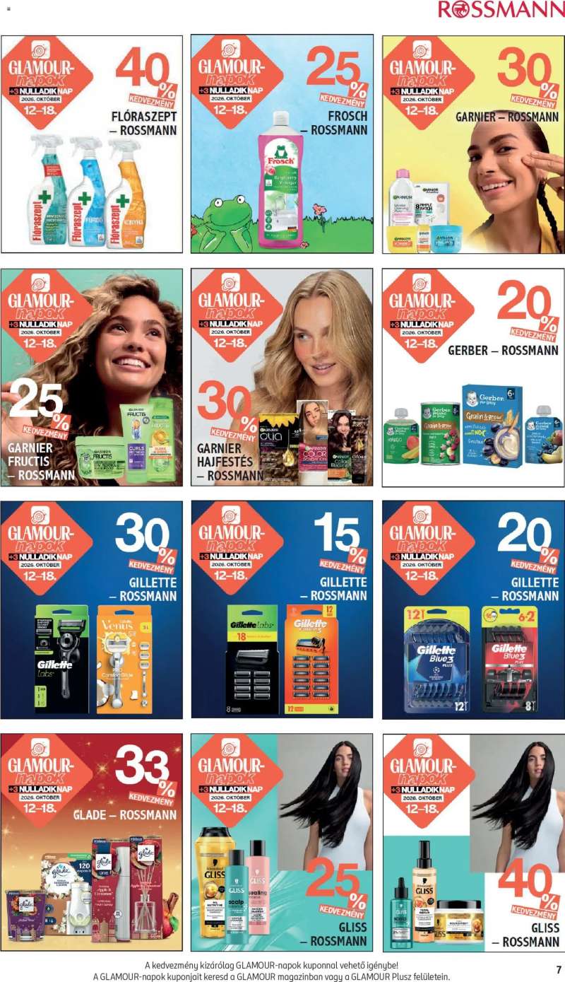 Rossmann Rossmann akciós újság 7 oldal