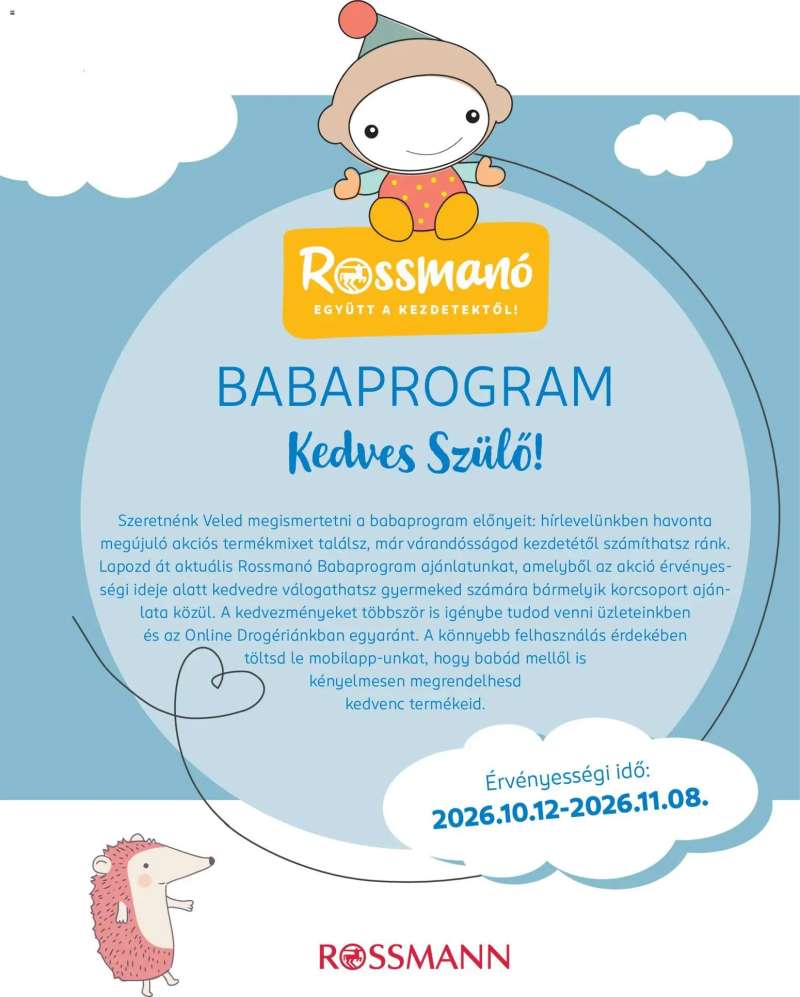 Rossmann Rossmann Babaprogram 1 oldal