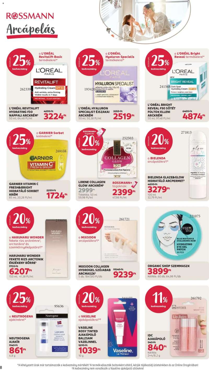 Rossmann Rossmann akciós újság 10 oldal