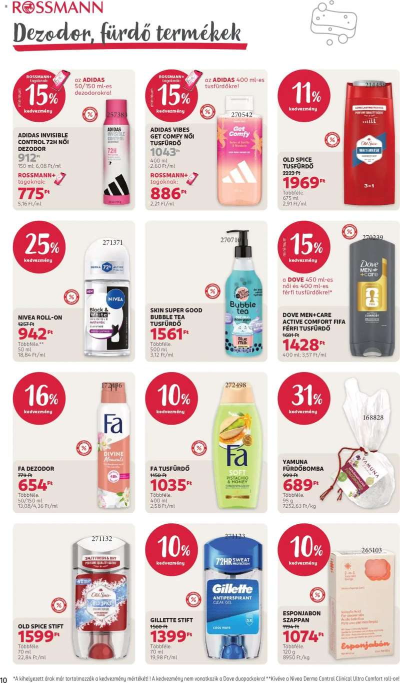 Rossmann Rossmann akciós újság 12 oldal