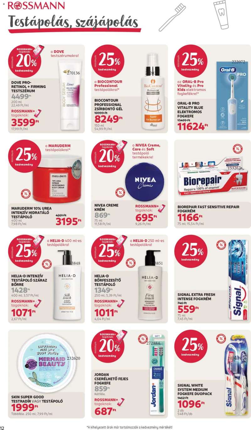 Rossmann Rossmann akciós újság 14 oldal
