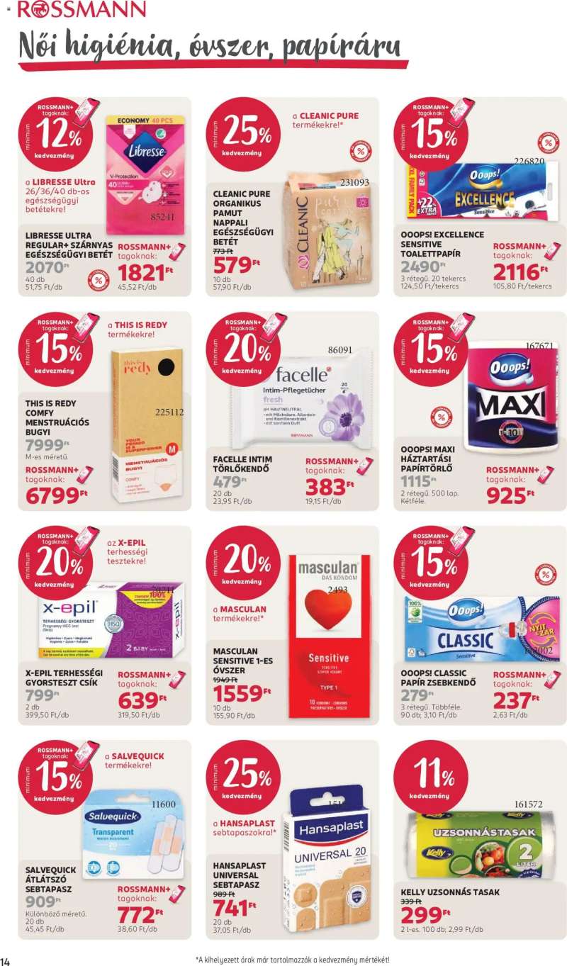 Rossmann Rossmann akciós újság 16 oldal