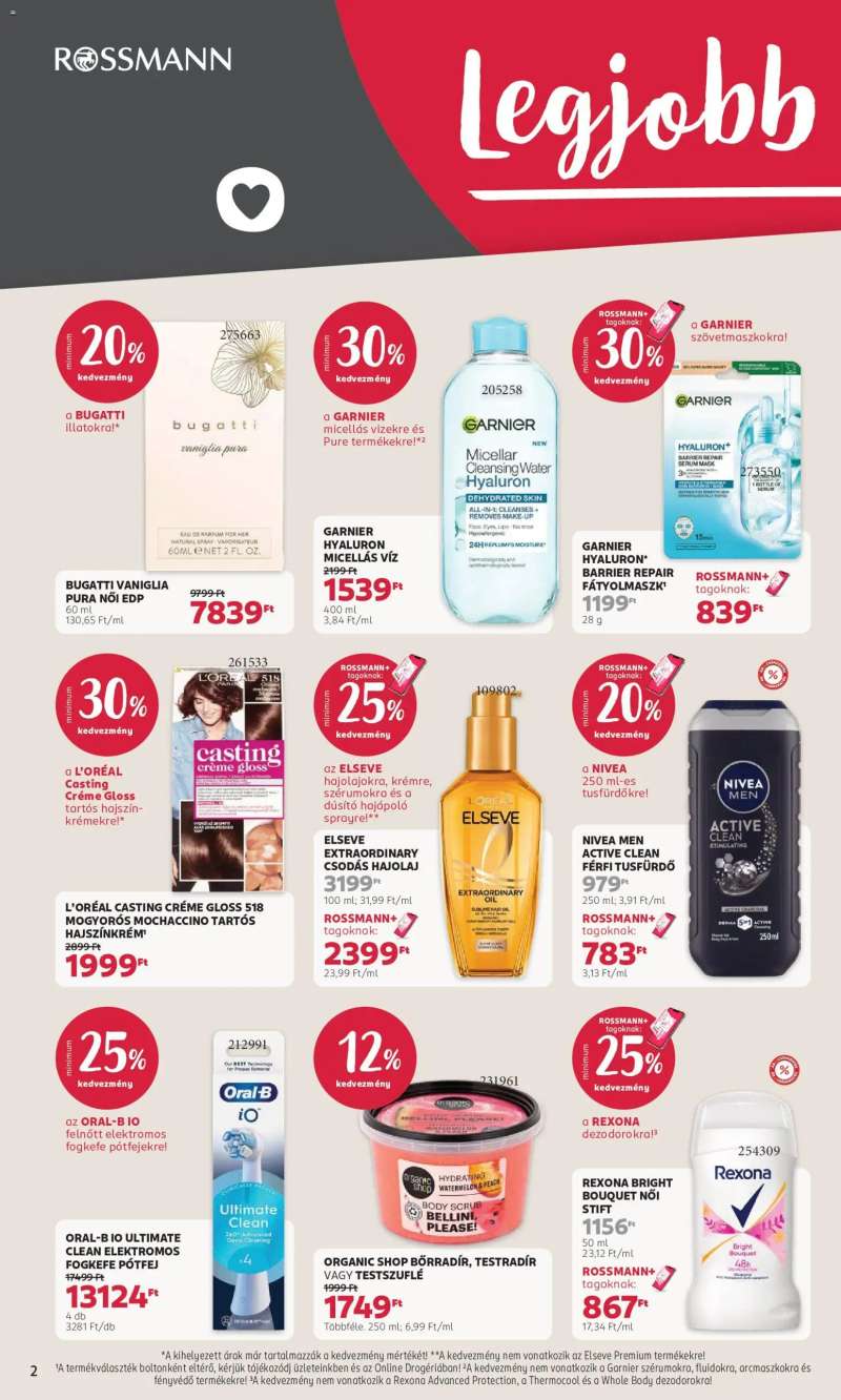 Rossmann Rossmann akciós újság 2 oldal