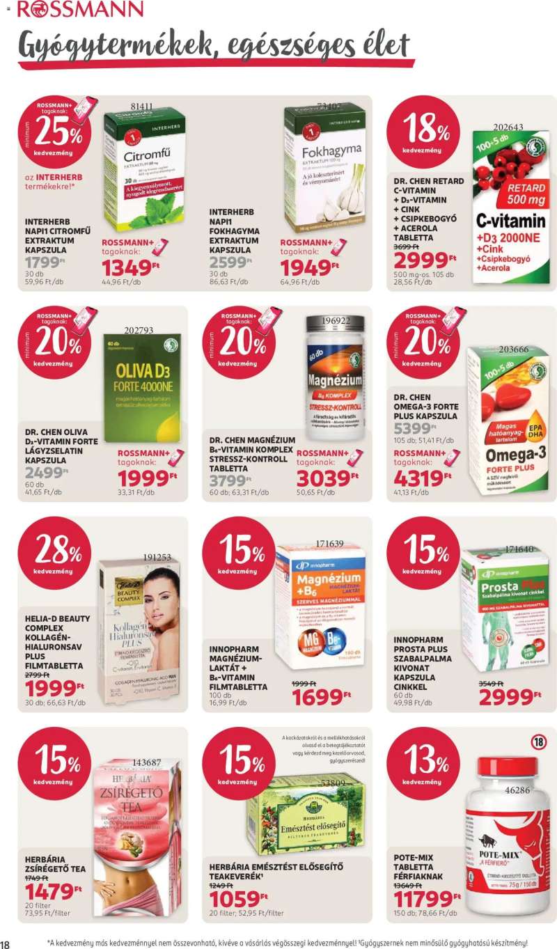 Rossmann Rossmann akciós újság 22 oldal