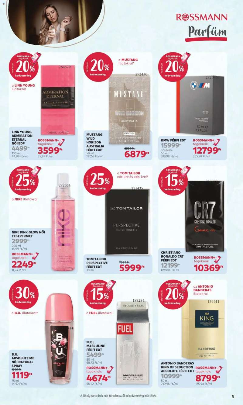 Rossmann Rossmann akciós újság 5 oldal