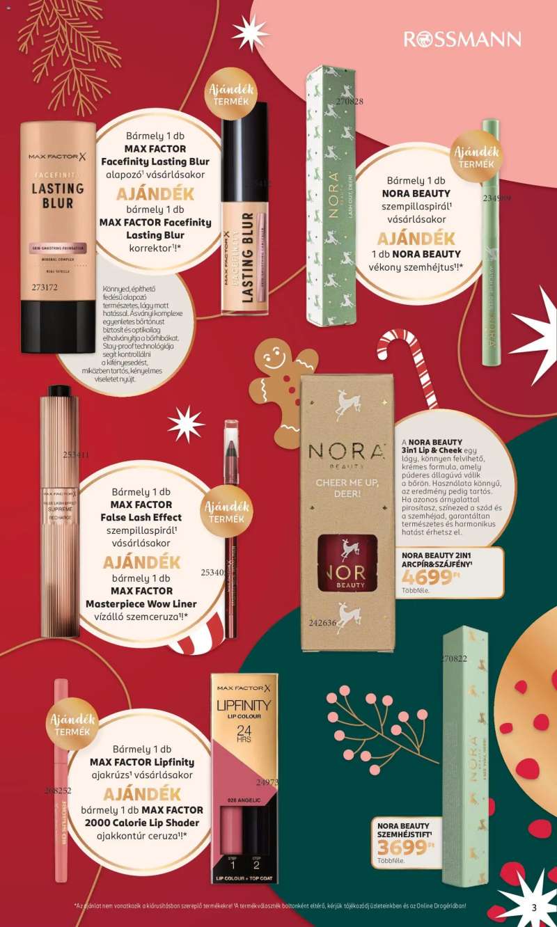 Rossmann Rossmann akciós újság 3 oldal