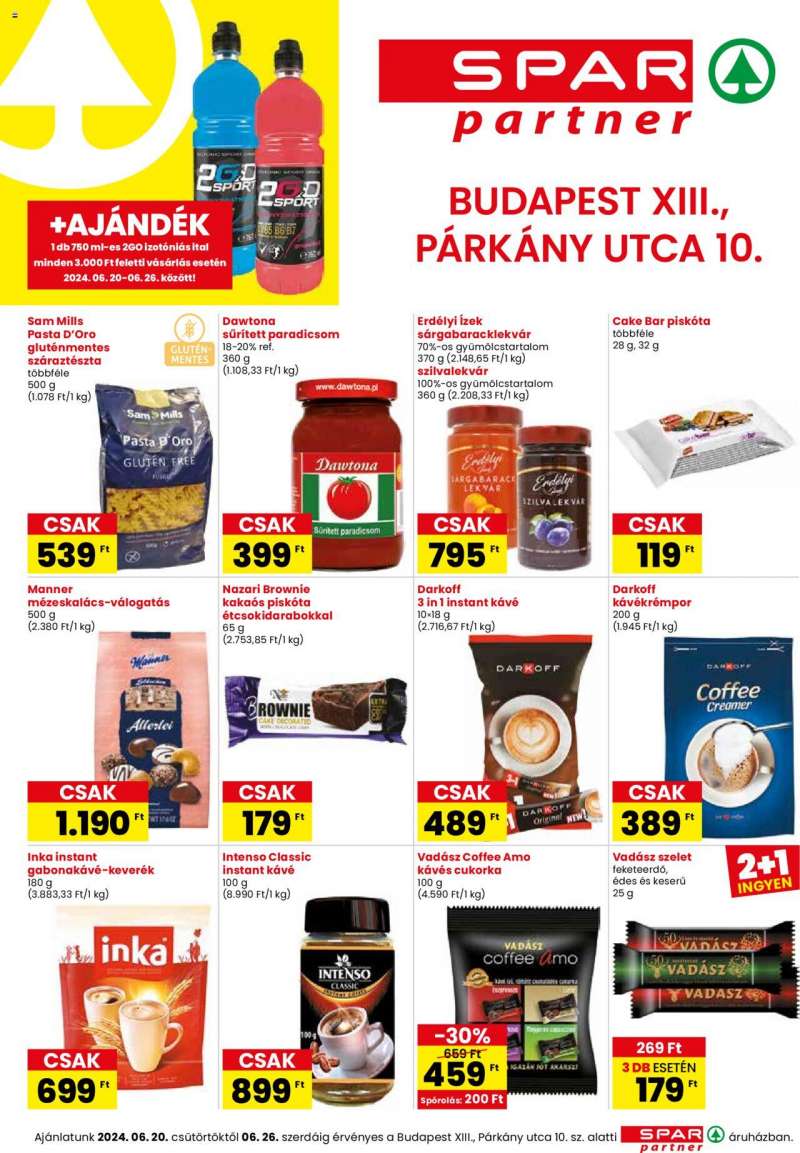 Spar Spar partner Budapest 1 oldal