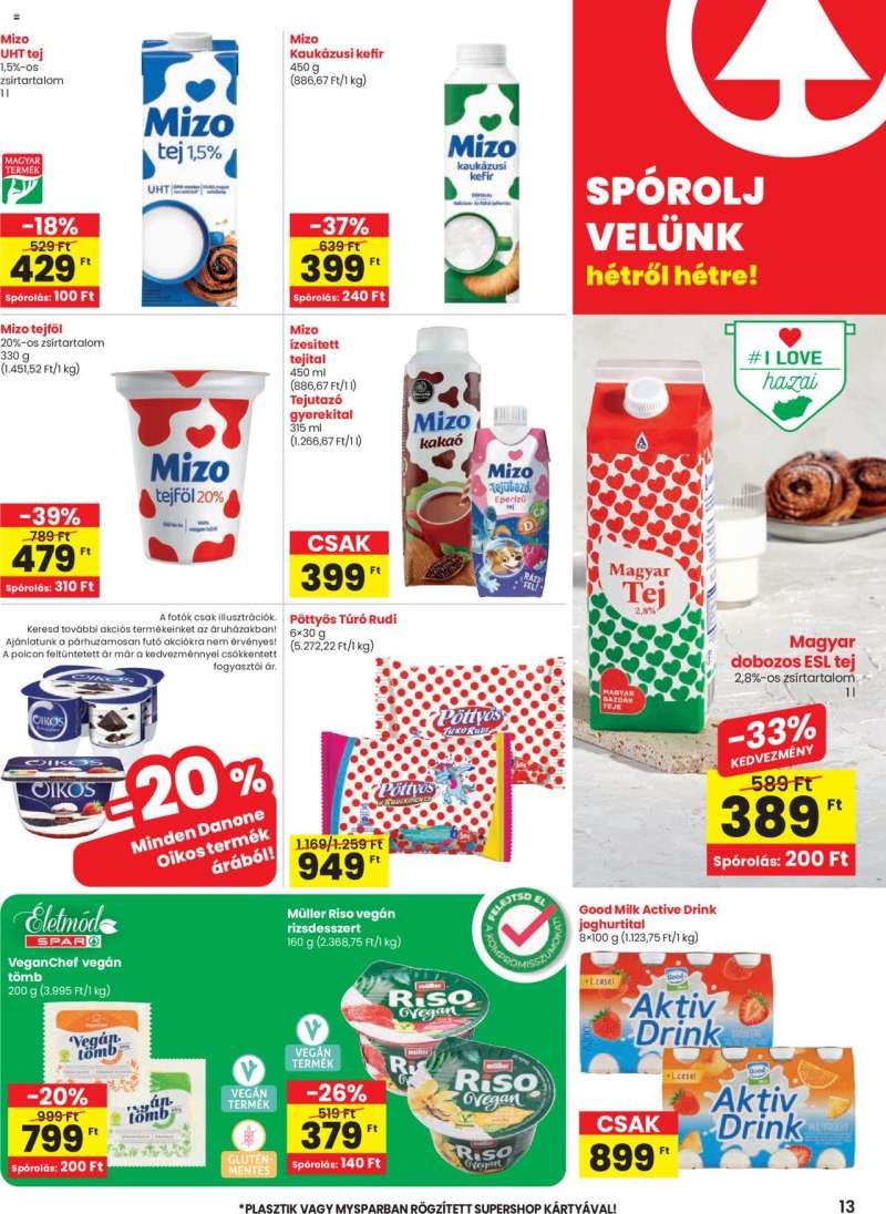 Spar Akciós Újság Spar 13 oldal