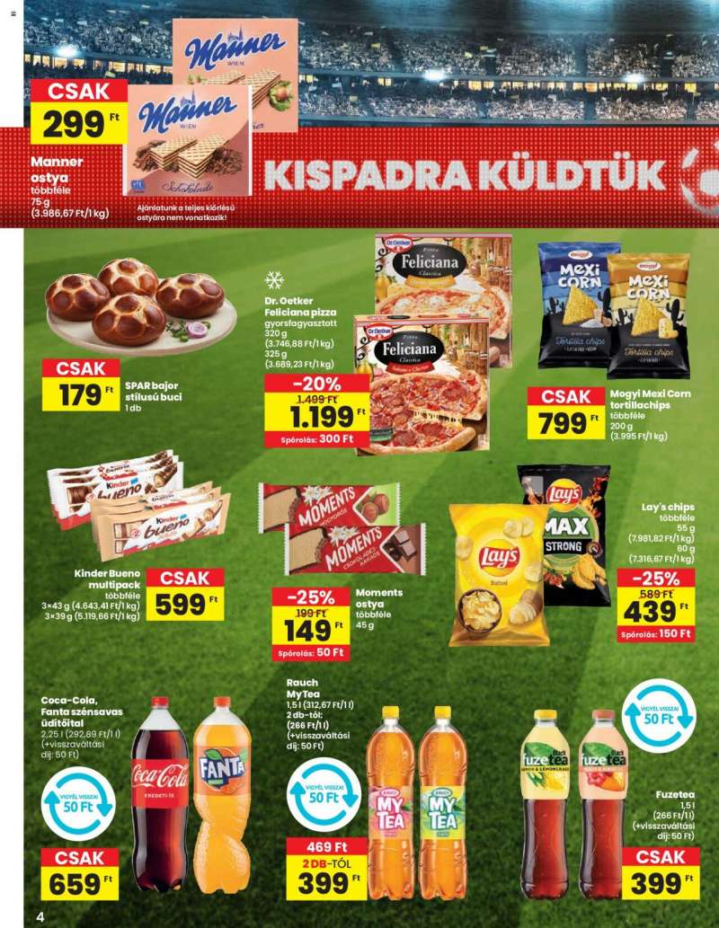 Spar Akciós Újság Spar 4 oldal