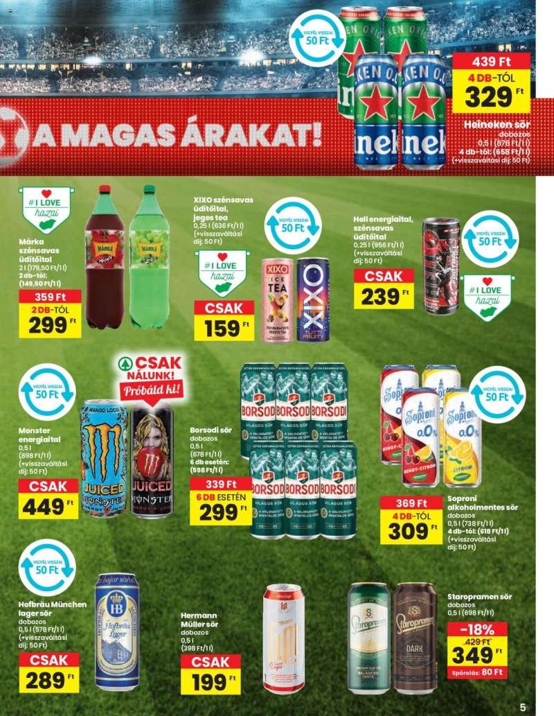 Spar Akciós Újság Spar 5 oldal