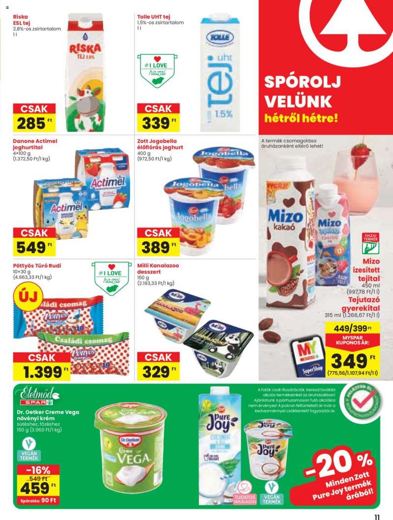 Spar Akciós újság Spar 11 oldal