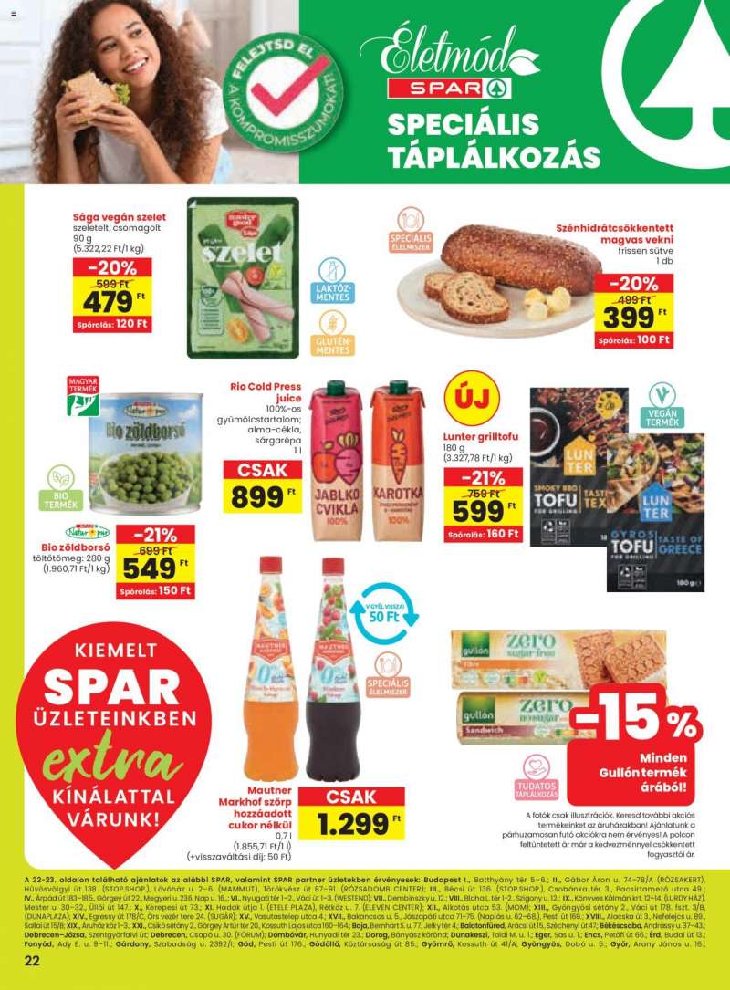 Spar Extra ajánlat! 3 oldal