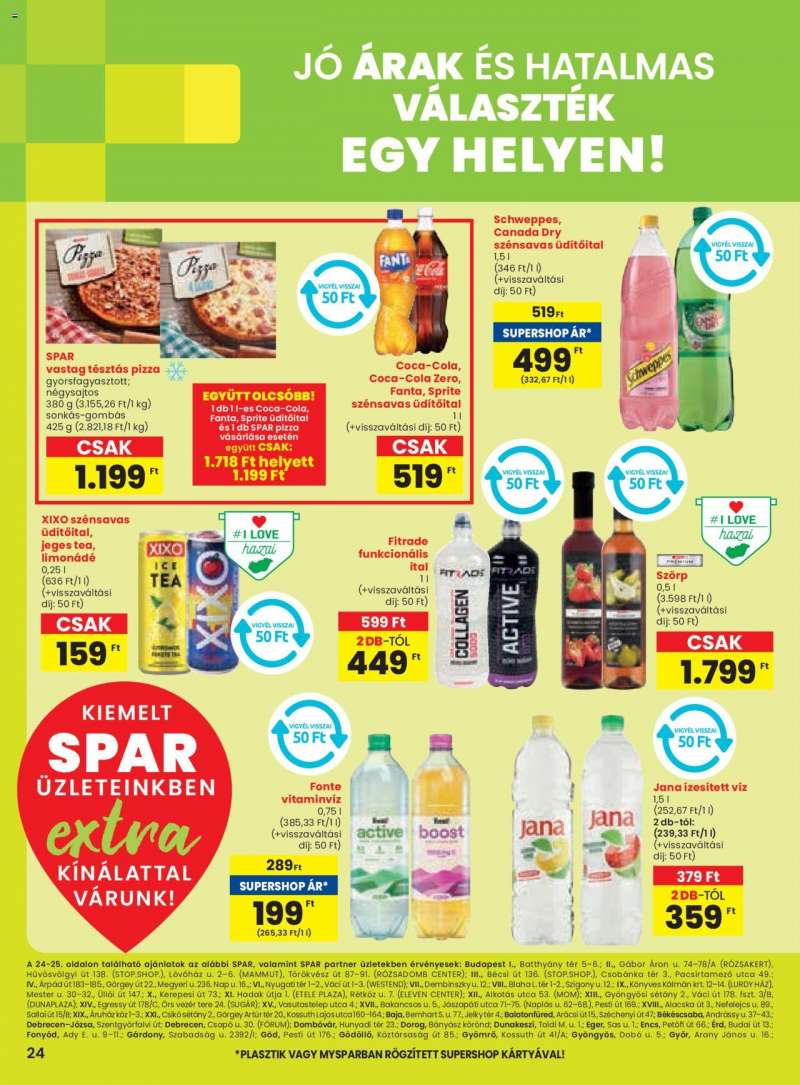 Spar Extra ajánlat! 5 oldal