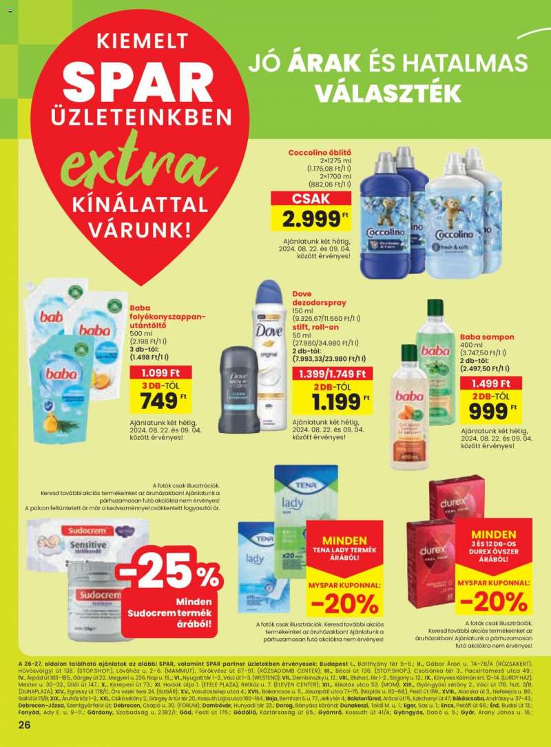 Spar Extra ajánlat! 7 oldal