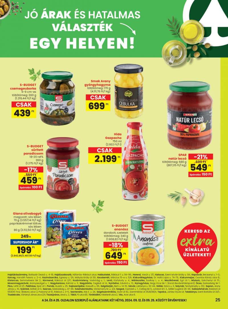 Spar Extra ajánlat! 6 oldal