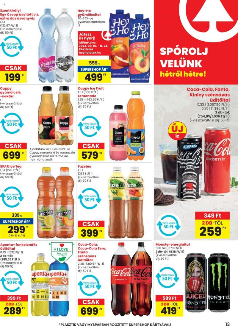 Spar Akciós újság Spar 13 oldal