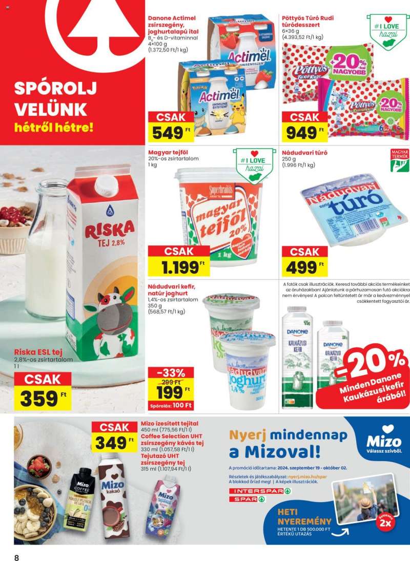 Spar Akciós újság Spar 8 oldal