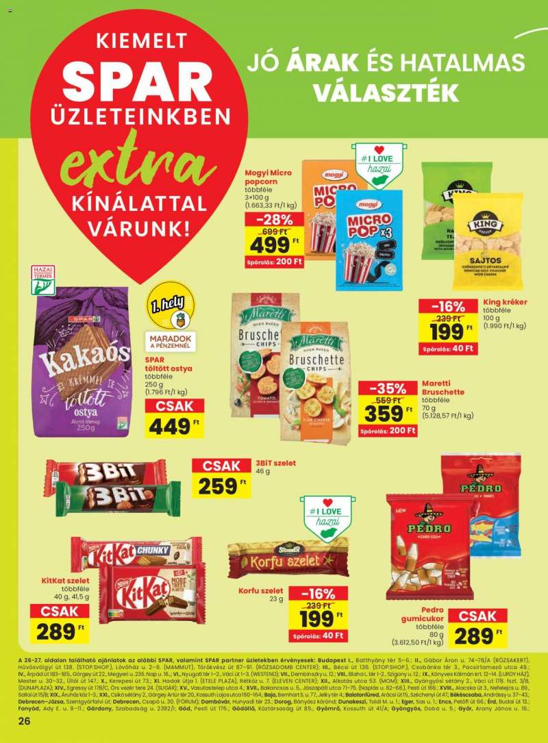 Spar Extra ajánlat! 7 oldal