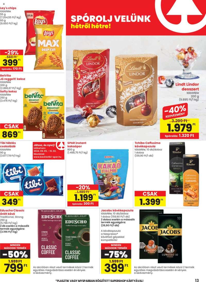 Spar Akciós újság Spar 13 oldal