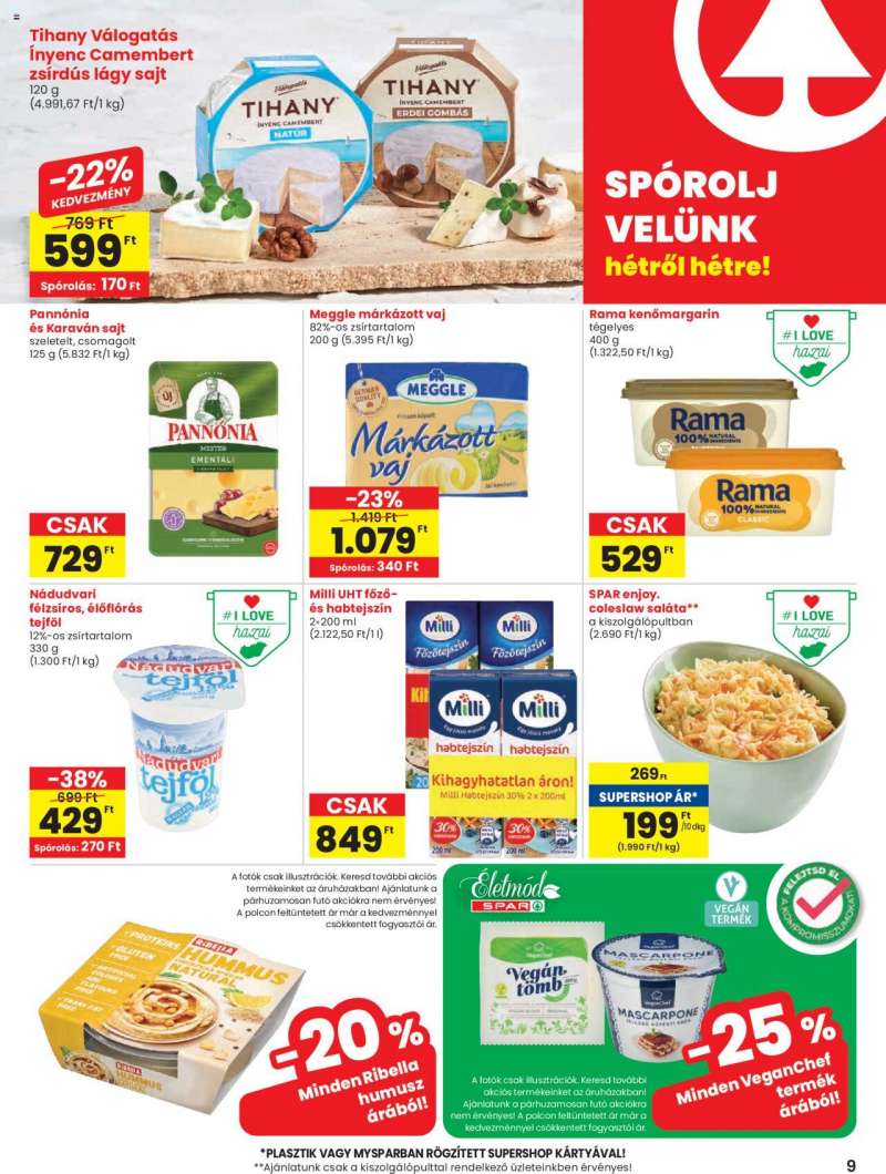 Spar Akciós újság Spar 9 oldal